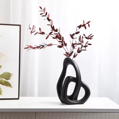Keramieken vaas in hartvorm – modern decoratief object voor thuis