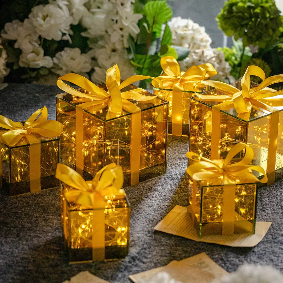 50% Korting | LightBox™ – Lichtgevende kerstdecoratie van glas [Laatste dag korting]