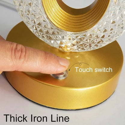 LED Nachtlampje dimbaar met touch-bediening en 3 lichtkleuren