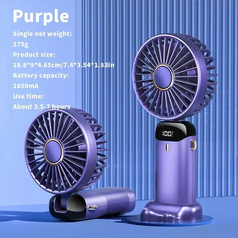 FanBlast™ - Krachtige miniventilator met intelligent LED-scherm [50% Korting]