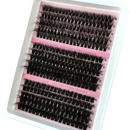 LashGlam™ – 5D-clusterwimpers voor een dramatische, volumineuze en glamoureuze look [50% Korting]