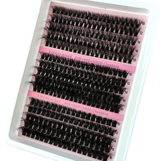 LashGlam™ – 5D-clusterwimpers voor een dramatische, volumineuze en glamoureuze look [50% Korting]