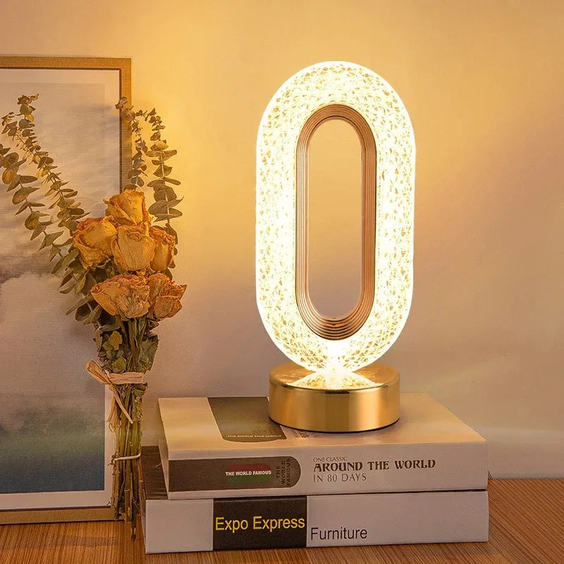 LED Nachtlampje dimbaar met touch-bediening en 3 lichtkleuren