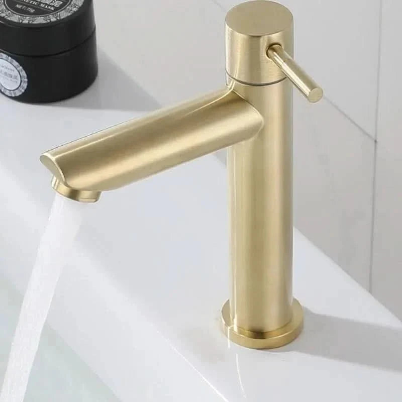 Eéngreeps badkamerkraan van roestvrij staal – modern design
