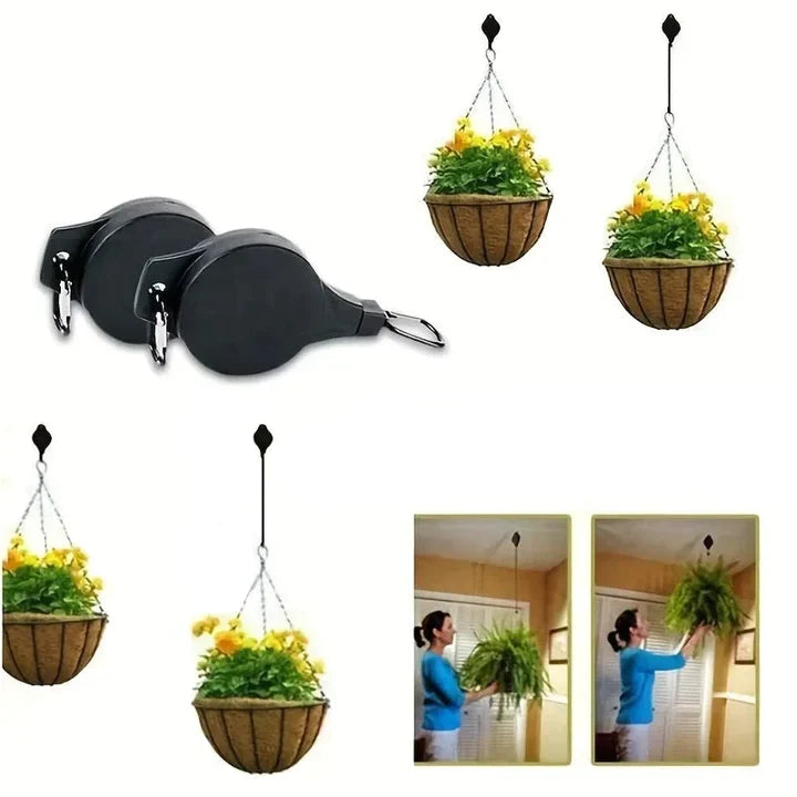 FlexPlant™ Verstelbare Plantenroller – Ruimtebesparend Hangsysteem voor Planten