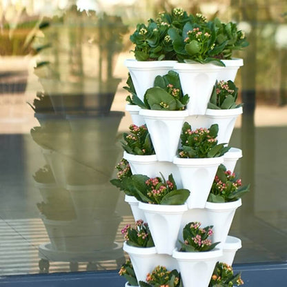 StackGrow – Meer groen op minder ruimte – verticale plantentoren voor balkon & tuin [50% korting]