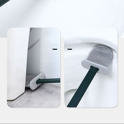 Flexibele toiletborstel van siliconen – grondige wc-reiniging