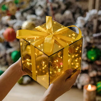 50% Korting | LightBox™ – Lichtgevende kerstdecoratie van glas [Laatste dag korting]