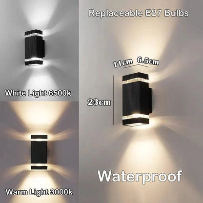 LED Buitenwandlamp met Up & Down Effect – IP65 waterdicht