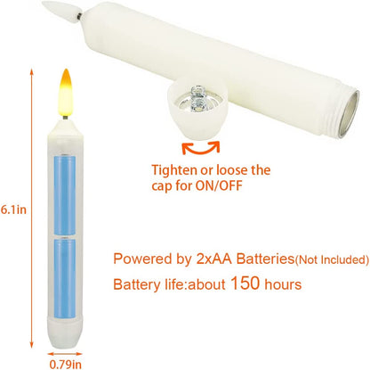 LED Kaarsen Vlammloos Batterijbediend 12-delige Set met Afstandsbediening en Timer