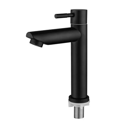 Eéngreeps badkamerkraan van roestvrij staal – modern design