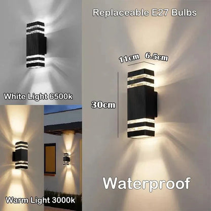 LED Buitenwandlamp met Up & Down Effect – IP65 waterdicht