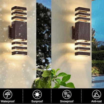 LED Buitenwandlamp met Up & Down Effect – IP65 waterdicht