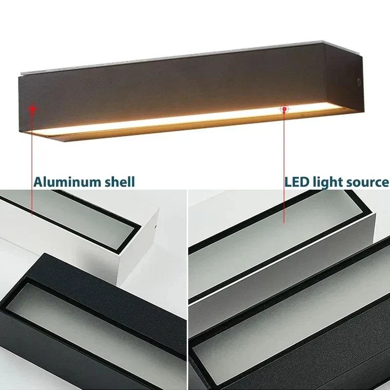 Zonne-energie Wandlamp Buiten met 16 LEDs – Warm- en Koudwit
