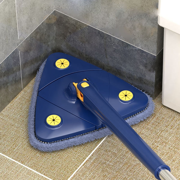 SpinXpert™ – 360° Rotatiemop met Telescoopsteel & Microvezel