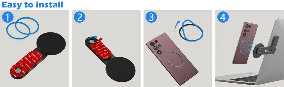 MagMate™ – Sterke magnetische telefoonhouder voor stevige grip overal [1 + 1 Gratis]