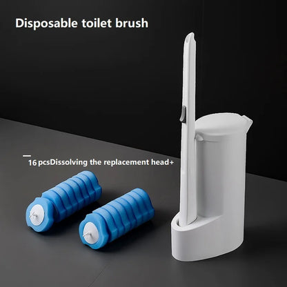 CleanSwipe™ – Wegwerp-toiletborstel met reinigingsvloeistof, WC-accessoire voor de badkamer (24 pads inbegrepen) [50% korting]