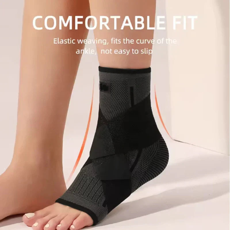 AnkleGuard™ Enkelbrace – Verstelbare Ondersteuning & Bescherming [1+1 Gratis]