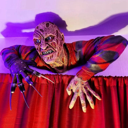 Griezelige grafwandelaar om op te hangen – Halloween wanddecoratie van hars