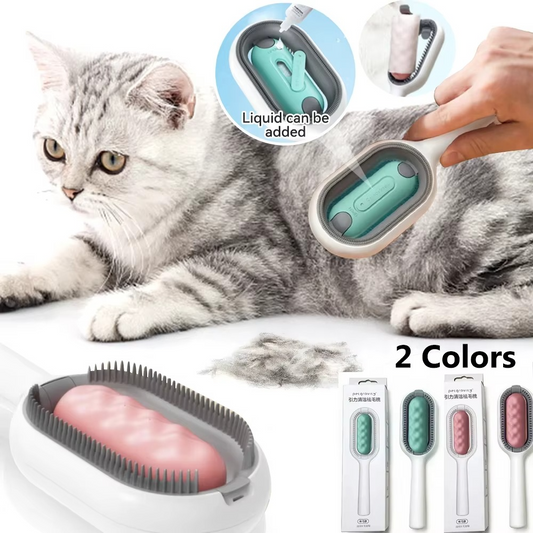 PetDefuzz™ – 4-in-1 siliconen haarborstel met watertank, vachtverzorging, reiniging & zachte massage [1 + 1 Gratis]