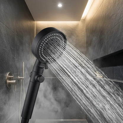 Hogedruk douchekop met 5 spuitstanden – krachtige waterstraal