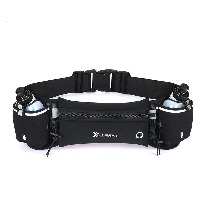 HydroRun™ – Hardloopriem met 2 Waterflessen & Opbergruimte