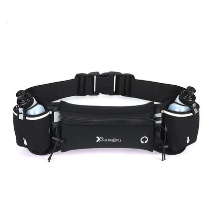 HydroRun™ – Hardloopriem met 2 Waterflessen & Opbergruimte