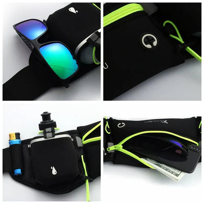 HydroRun™ – Hardloopriem met 2 Waterflessen & Opbergruimte