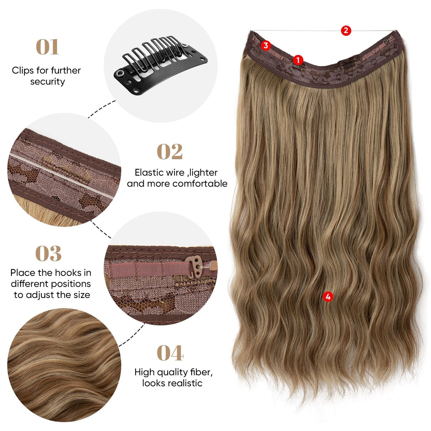GlamVeil™ – Onmiddellijke, indrukwekkende haartransformatie voor een perfecte look [50% Korting]