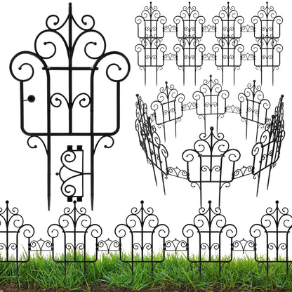FlexiGarden™ – Flexibele Tuinafscheiding & Bloembedrand | Set van 10
