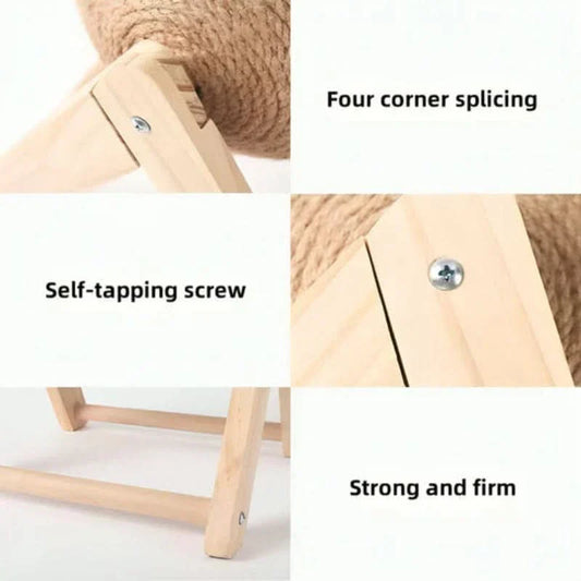 ScratchBall™ – 2-in-1 Krabbal & Kattenspeelgoed | Bescherm Uw Meubels