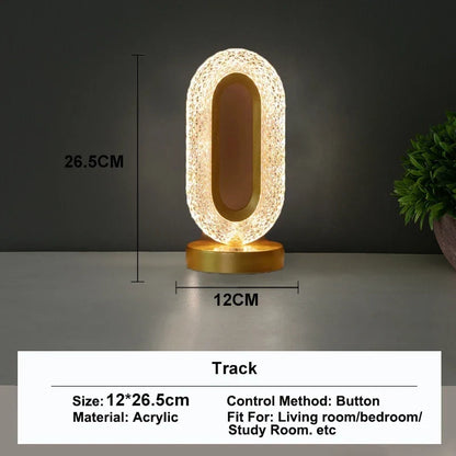 LED Nachtlampje dimbaar met touch-bediening en 3 lichtkleuren