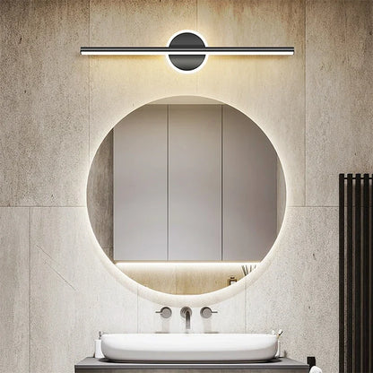 LED Wandlamp Zwart Goud – Spiegellamp 40/60/80 cm