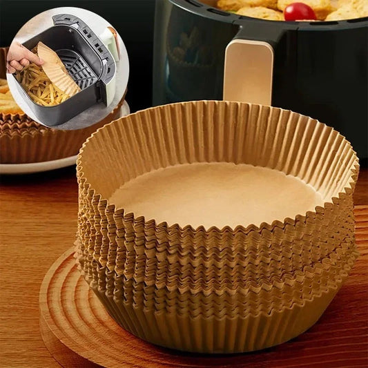 FryCup™ – Wegwerp-papieren liner voor heteluchtfriteuses voor schoon en eenvoudig frituren [50% Korting]
