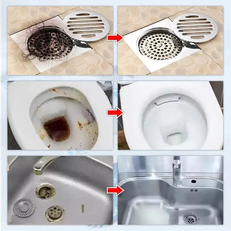 ClearFlow™ - Leidingreiniger Met drievoudige werking tegen verstoppingen [1 + 1 Gratis]