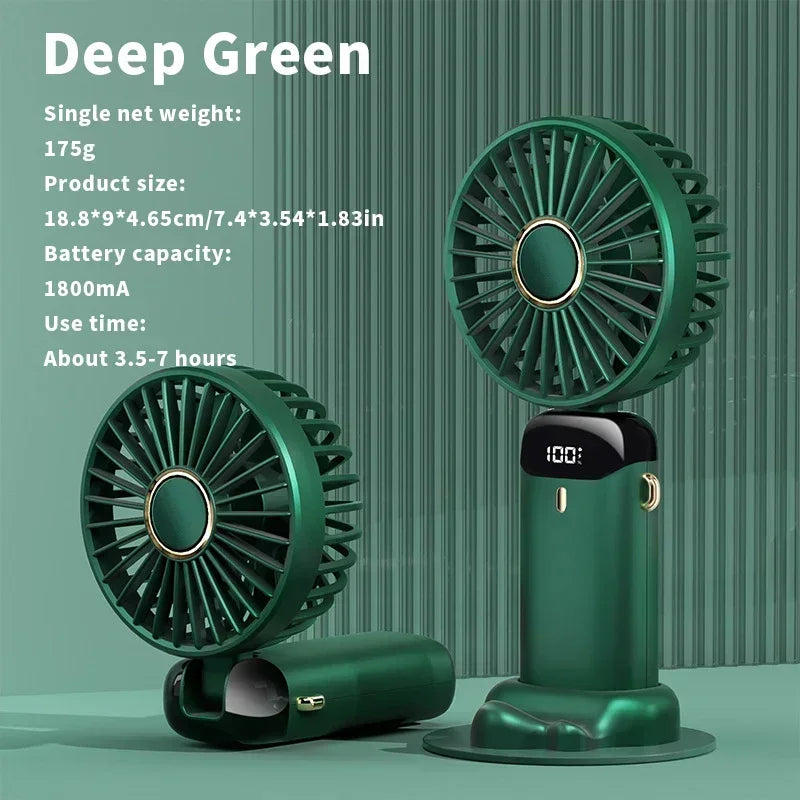 FanBlast™ - Krachtige miniventilator met intelligent LED-scherm [50% Korting]