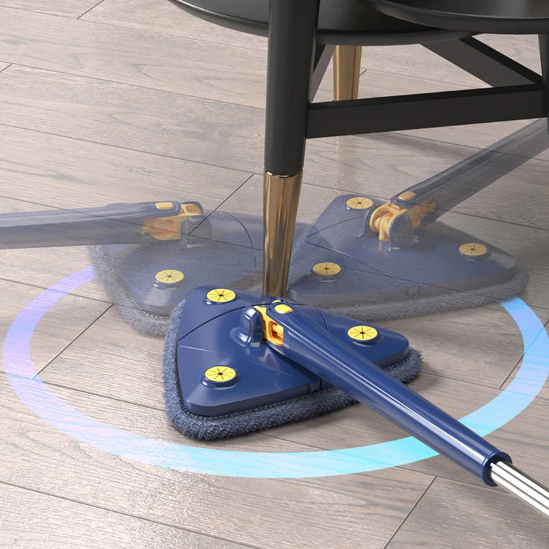 SpinXpert™ – 360° Rotatiemop met Telescoopsteel & Microvezel