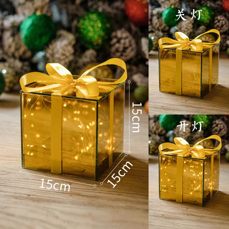50% Korting | LightBox™ – Lichtgevende kerstdecoratie van glas [Laatste dag korting]