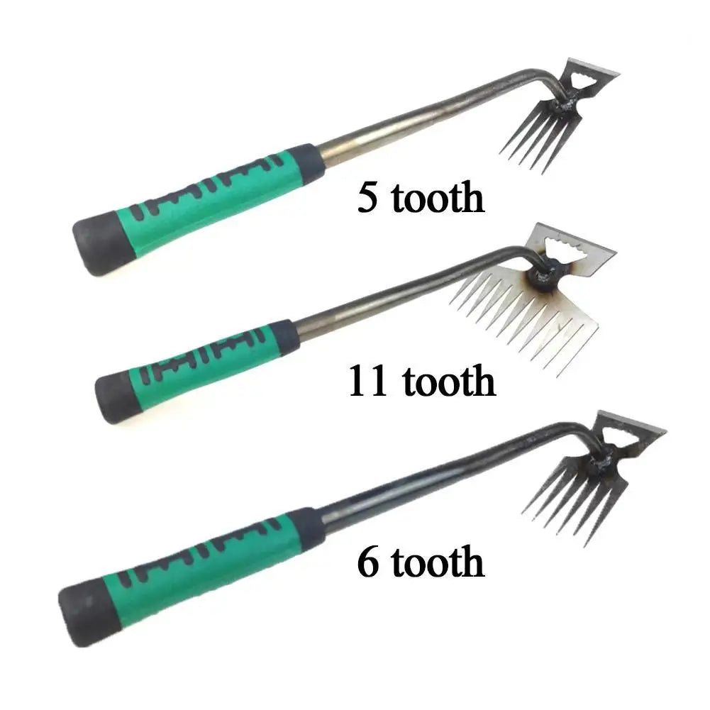 GardenPro™ Tuinhark met Stalen Tanden – Ergonomisch Tuingereedschap