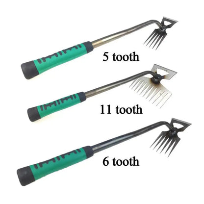 GardenPro™ Tuinhark met Stalen Tanden – Ergonomisch Tuingereedschap