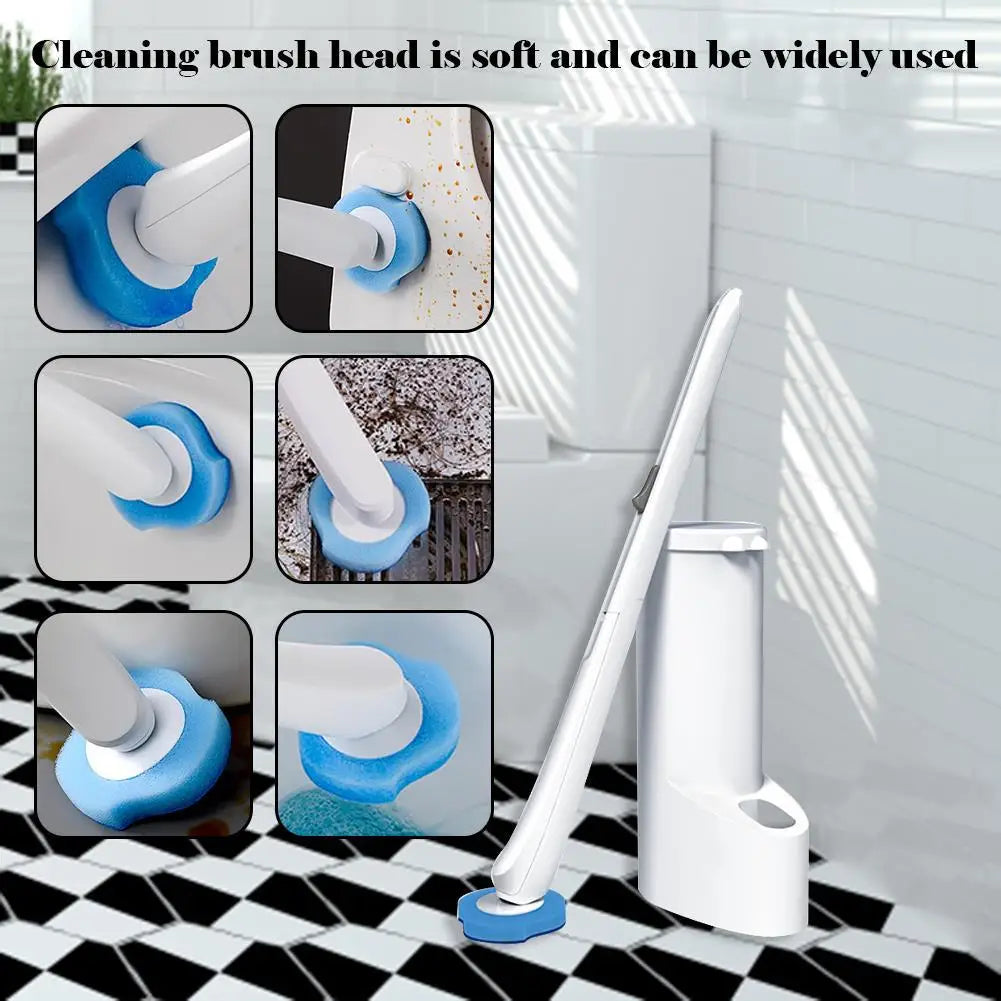 CleanSwipe™ – Wegwerp-toiletborstel met reinigingsvloeistof, WC-accessoire voor de badkamer (24 pads inbegrepen) [50% korting]