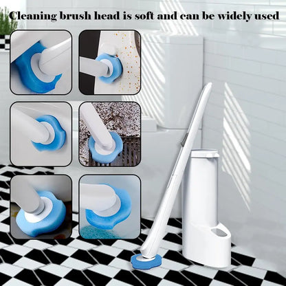 CleanSwipe™ – Wegwerp-toiletborstel met reinigingsvloeistof, WC-accessoire voor de badkamer (24 pads inbegrepen) [50% korting]