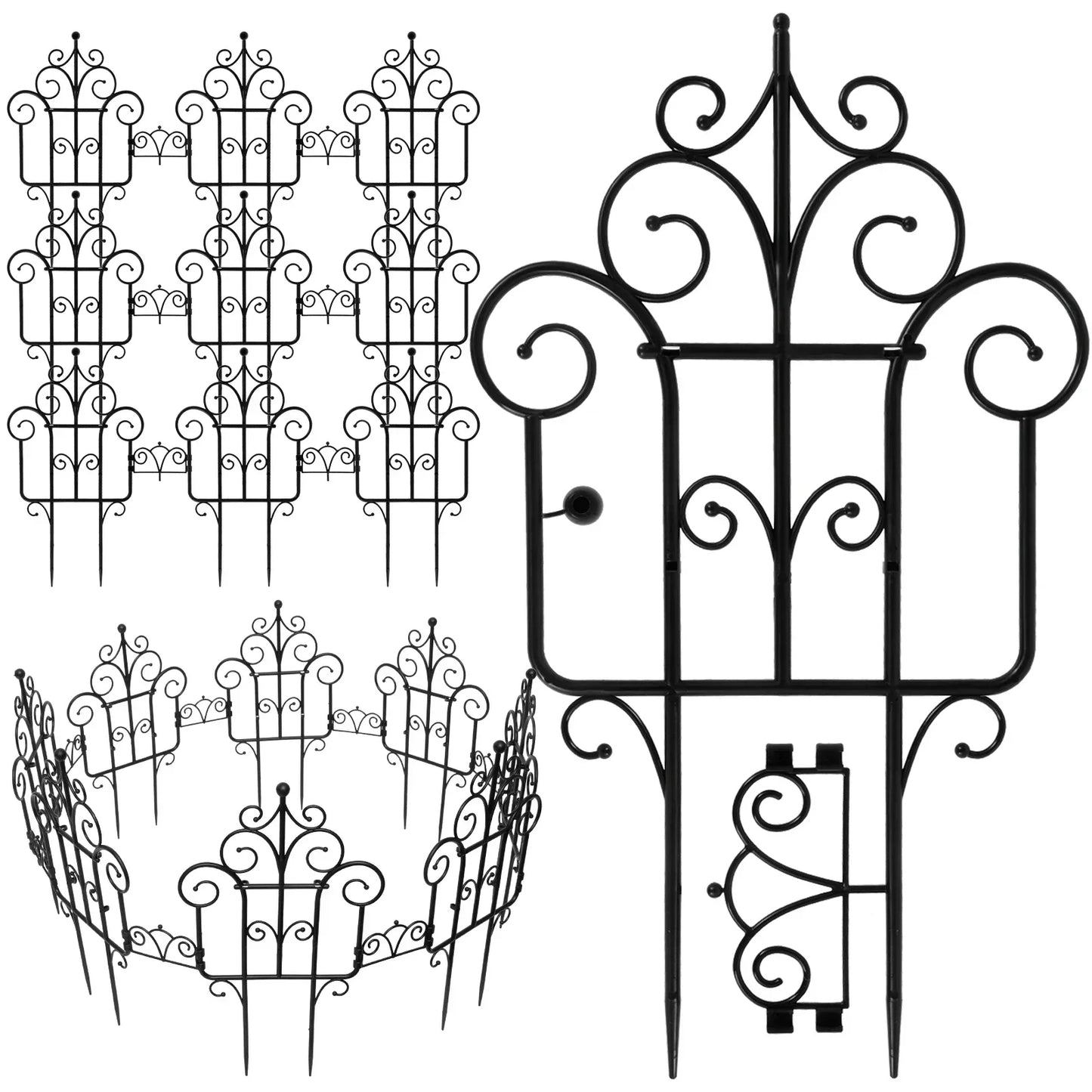 FlexiGarden™ – Flexibele Beetomheining voor Tuin | Set van 10