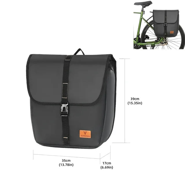 VeloPack™ – Waterdichte 2-in-1 bagagedragertas voor stijlvol woon-werkverkeer en toertochten [50% Korting]