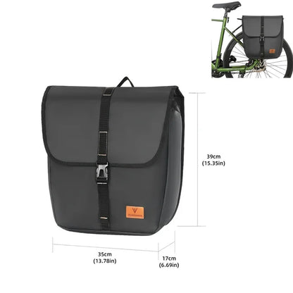 VeloPack™ – Waterdichte 2-in-1 bagagedragertas voor stijlvol woon-werkverkeer en toertochten [50% Korting]