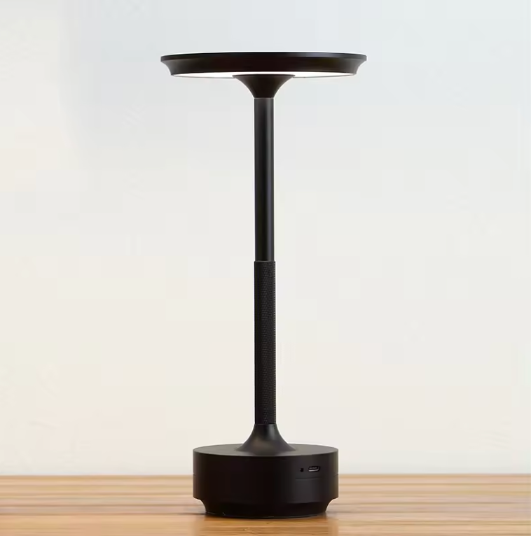 Draadloze LED-tafellamp met touch-dimmer van aluminium IP44