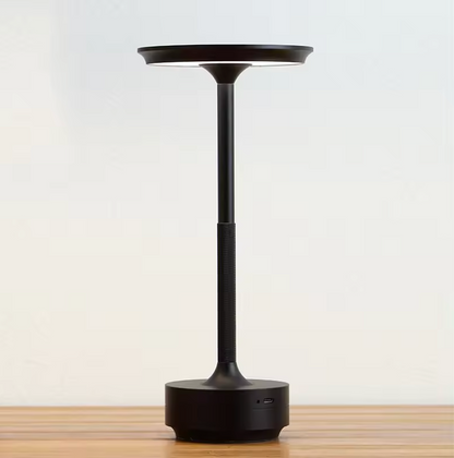 Draadloze LED-tafellamp met touch-dimmer van aluminium IP44