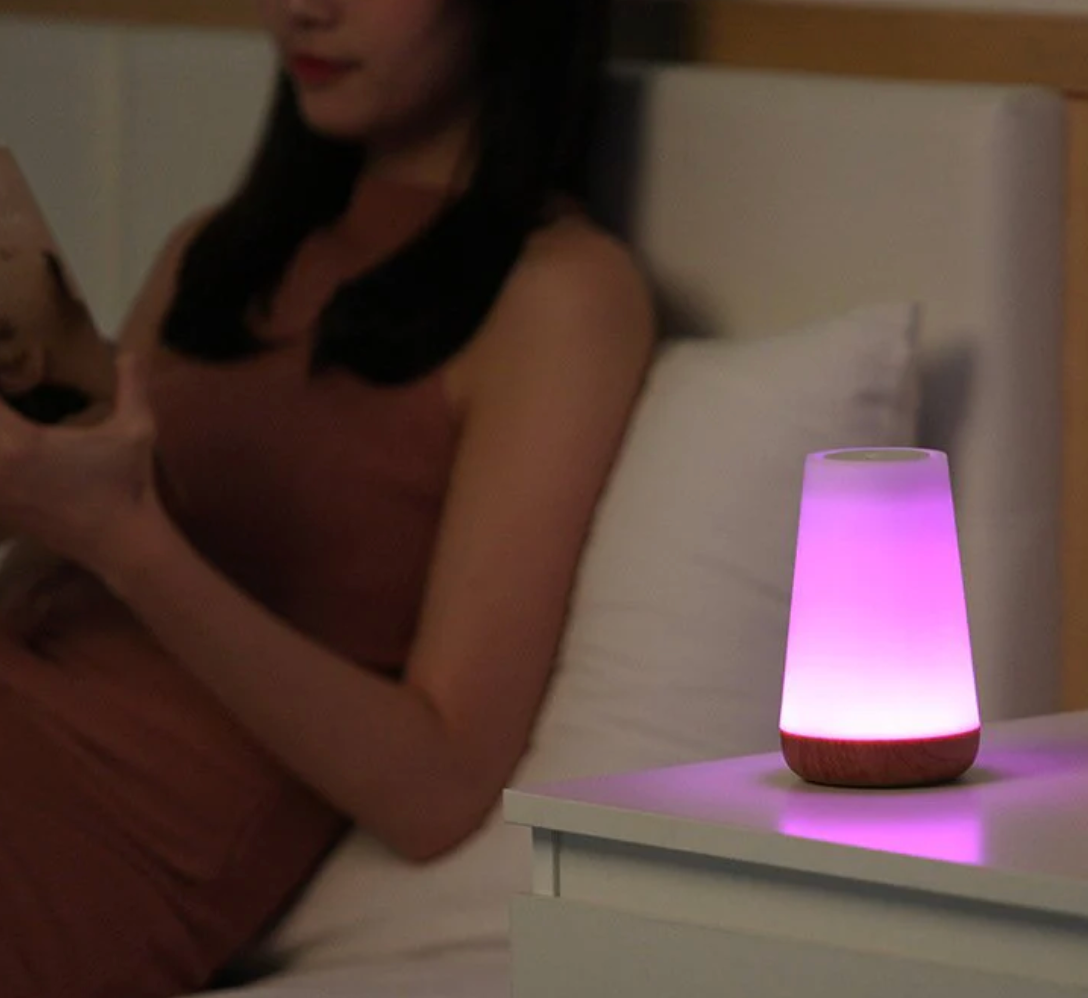 Draadloze LED Nachtlamp met RGB Kleurwisseling en Afstandsbediening