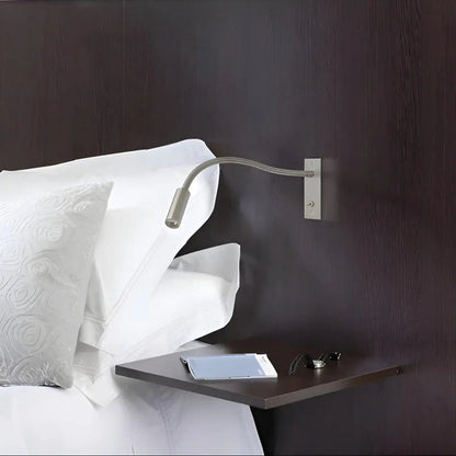 Wandleeslamp met flexibele arm en drie lichtkleuren