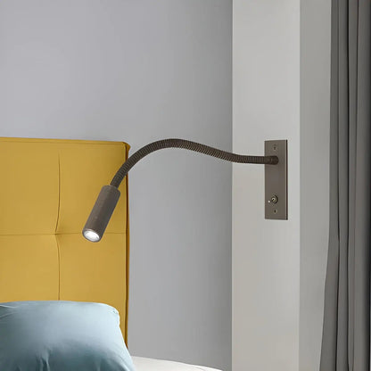 Wandleeslamp met flexibele arm en drie lichtkleuren